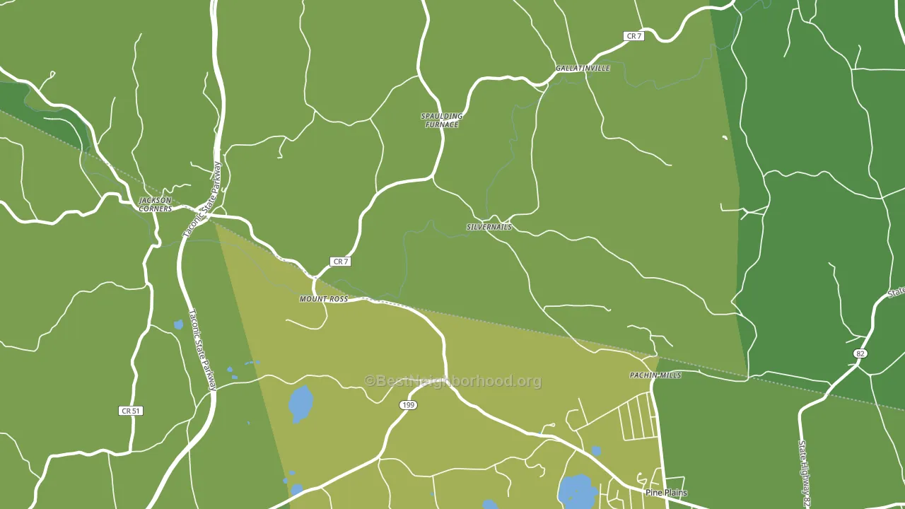 Mount Ross, NY block-group voter-turnout map