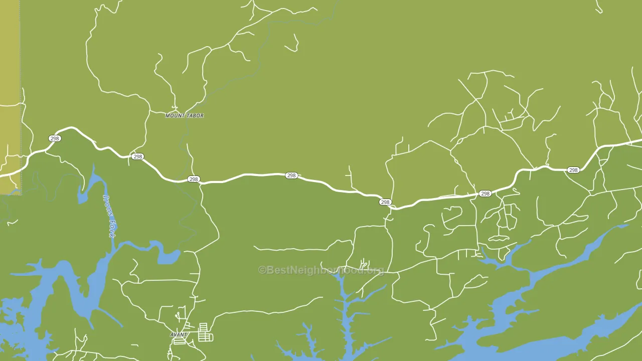 Mount Tabor, AR block-group voter-turnout map