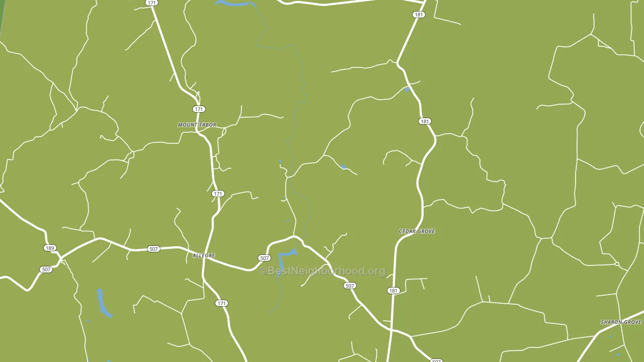 Mount Tabor, KY block-group voter-turnout map