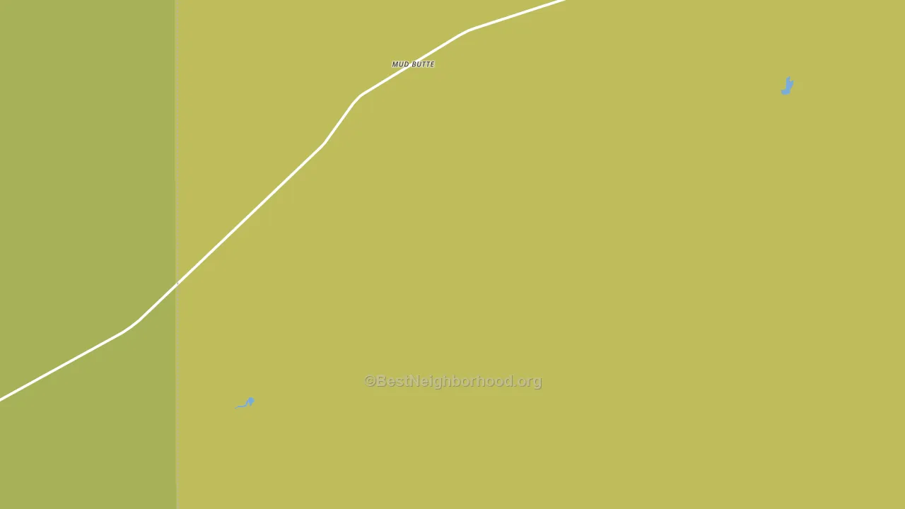 Mud Butte, SD block-group voter-turnout map