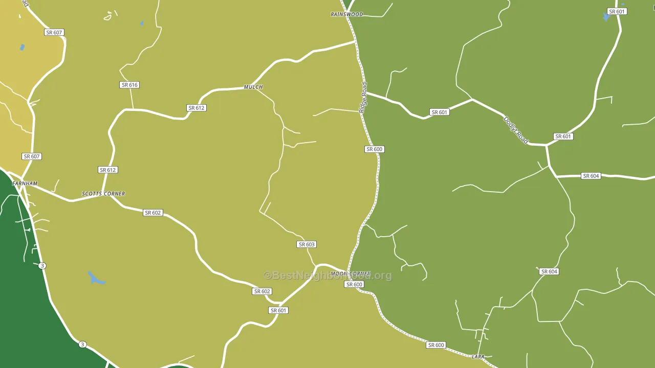 Mulch, VA block-group voter-turnout map