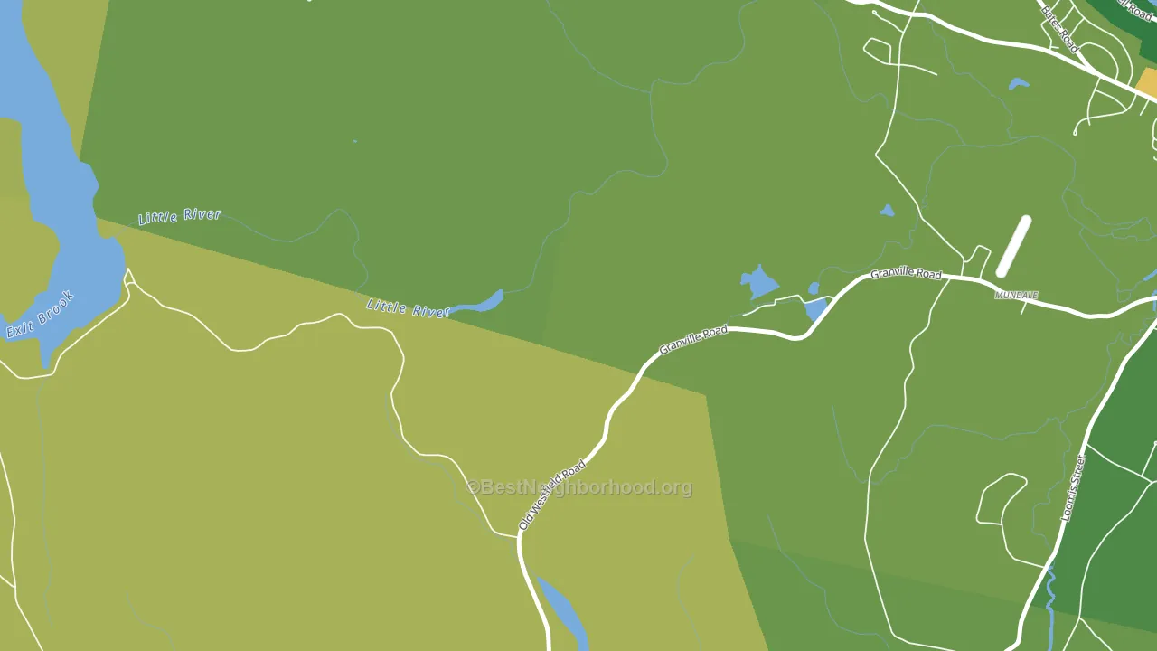 Mundale, MA block-group voter-turnout map
