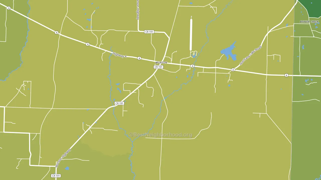 Munson, FL block-group voter-turnout map