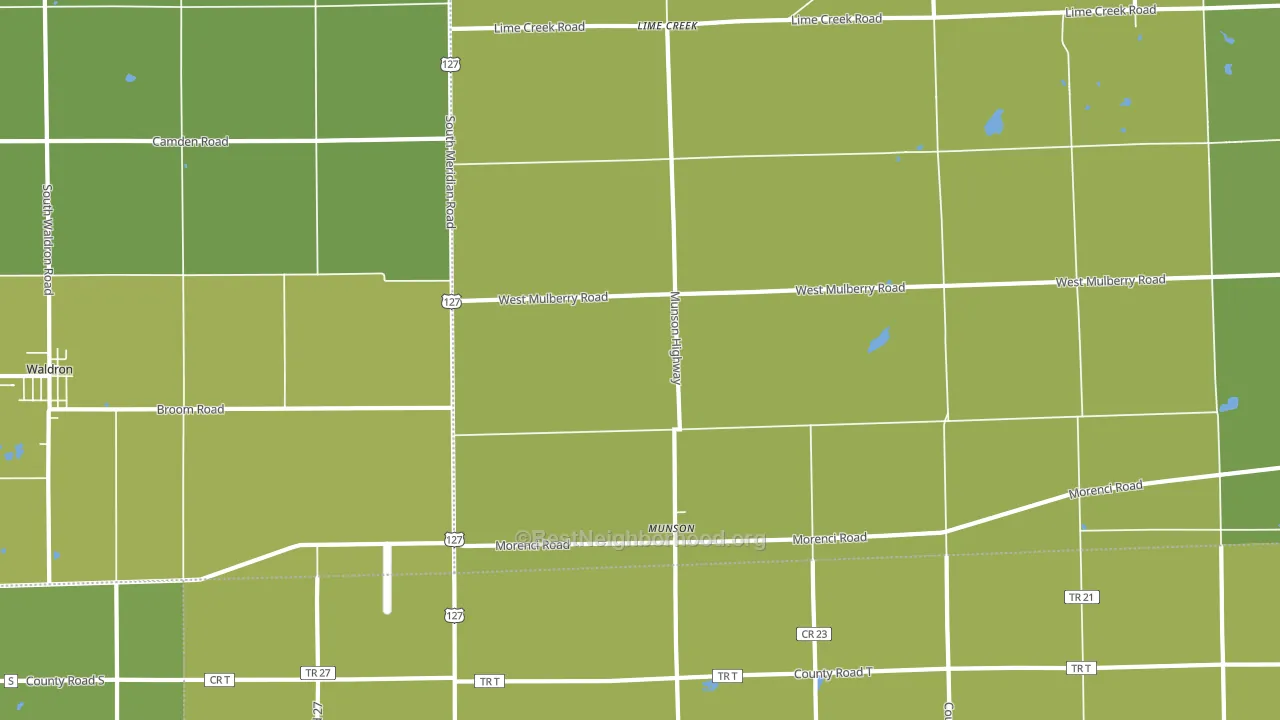 Munson, MI block-group voter-turnout map
