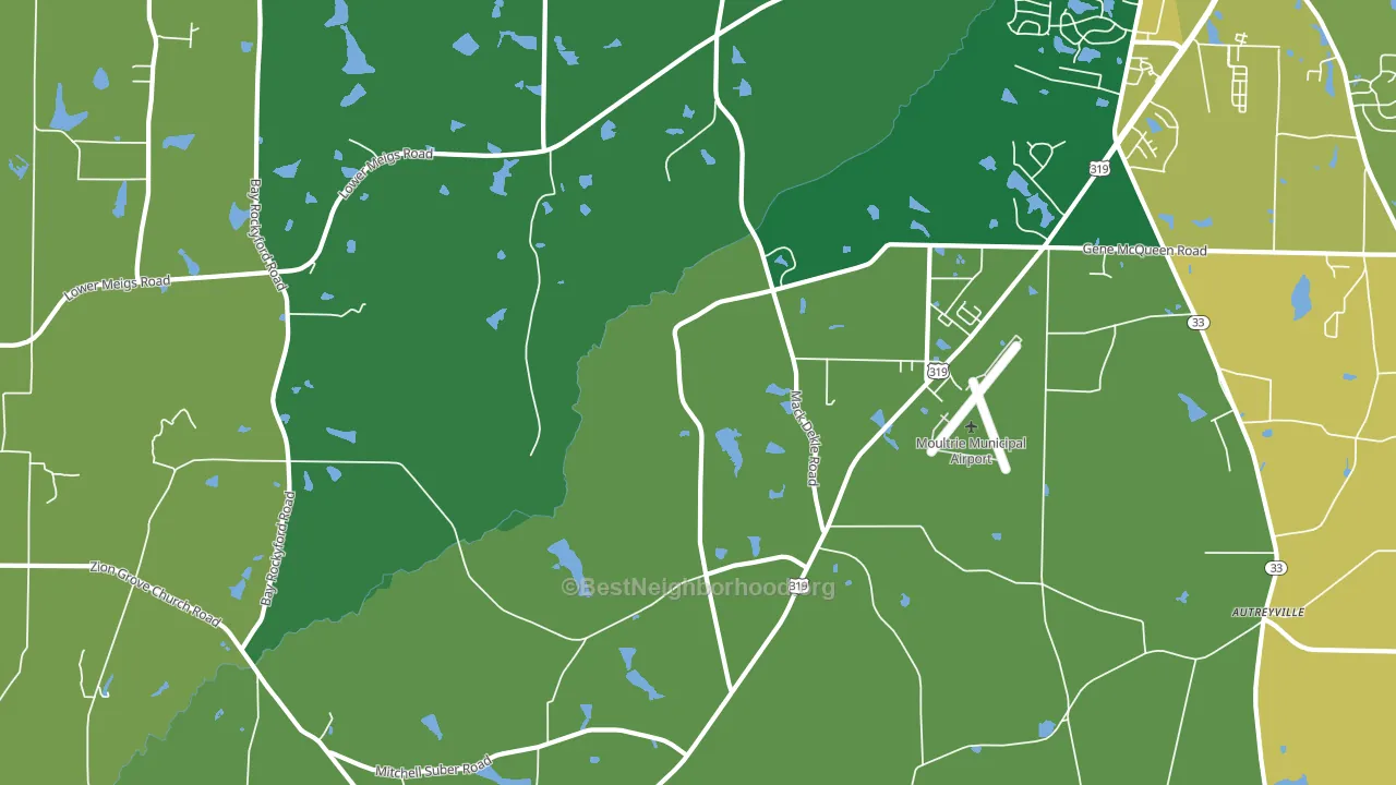 Murphy, GA block-group voter-turnout map
