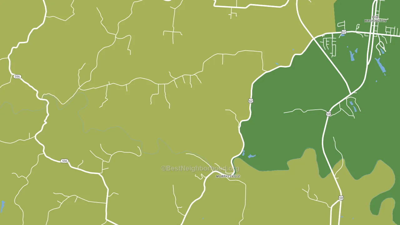 Murphysville, KY block-group voter-turnout map
