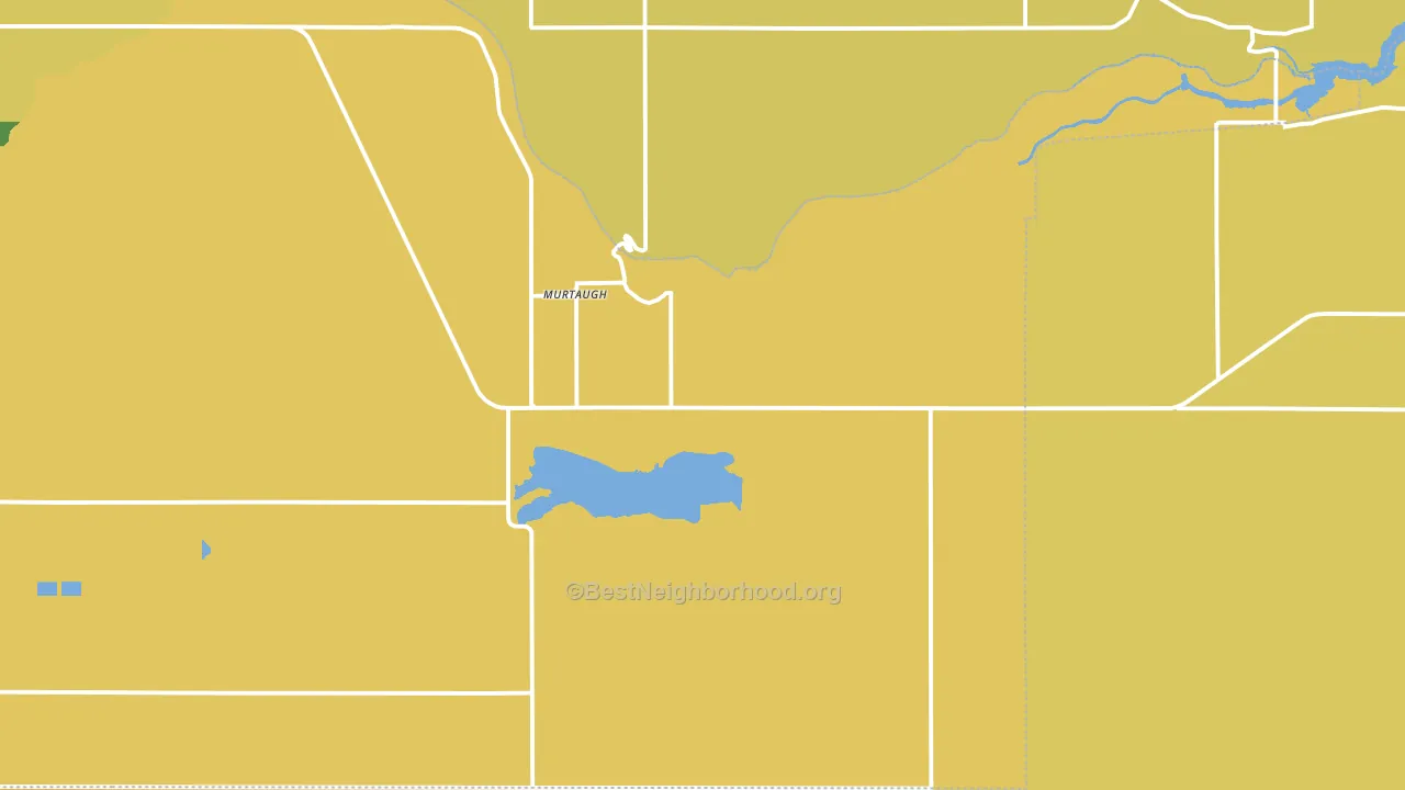 Murtaugh, ID block-group voter-turnout map