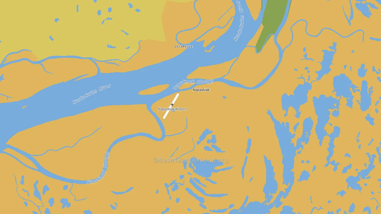 Napaskiak, AK block-group voter-turnout map