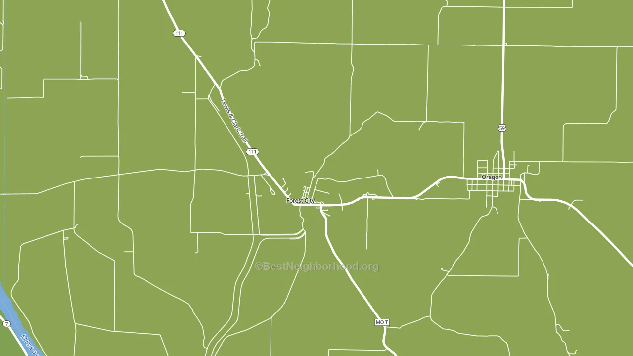 Napier, MO block-group voter-turnout map