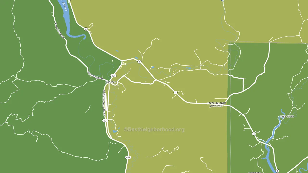 Naselle, WA block-group voter-turnout map