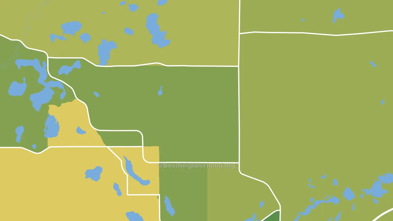 Nashwauk, MN block-group voter-turnout map