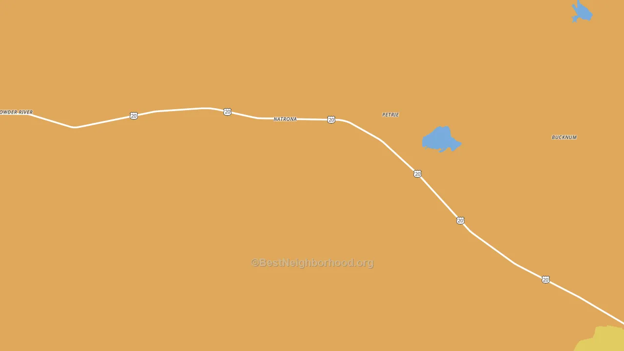 Natrona, WY block-group voter-turnout map