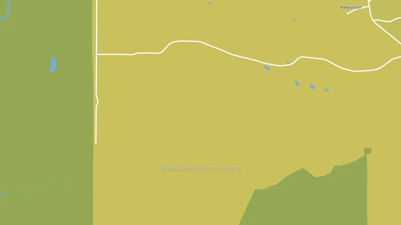 Navajo, AZ block-group voter-turnout map