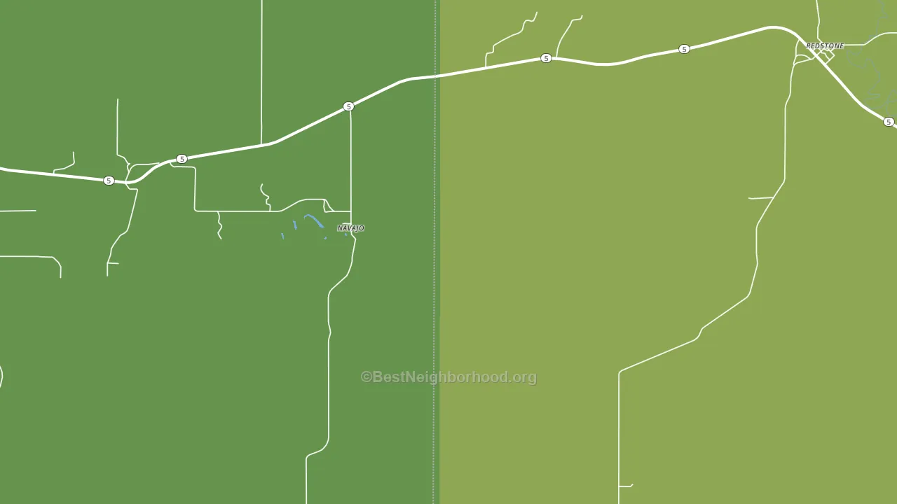 Navajo, MT block-group voter-turnout map