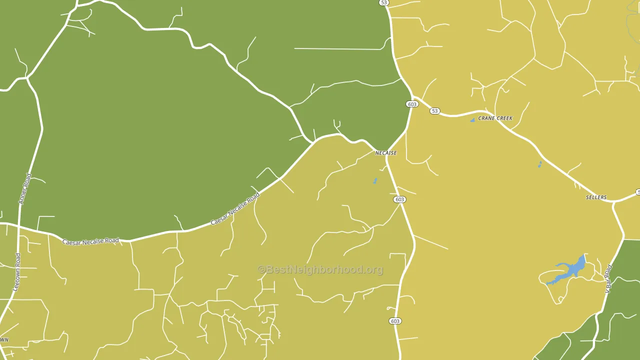Necaise, MS block-group voter-turnout map
