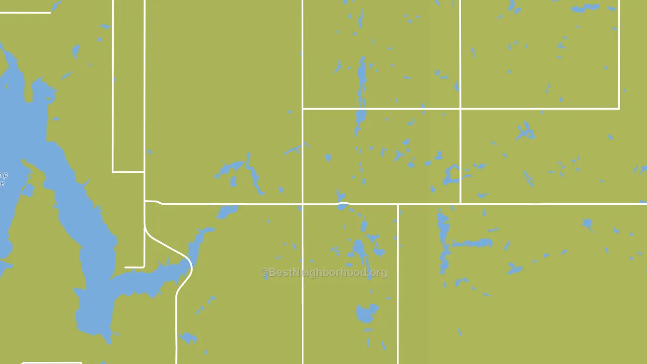 Nelson County, ND block-group voter-turnout map