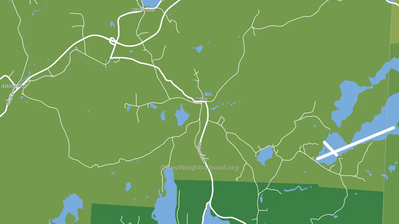 Nelson, NH block-group voter-turnout map