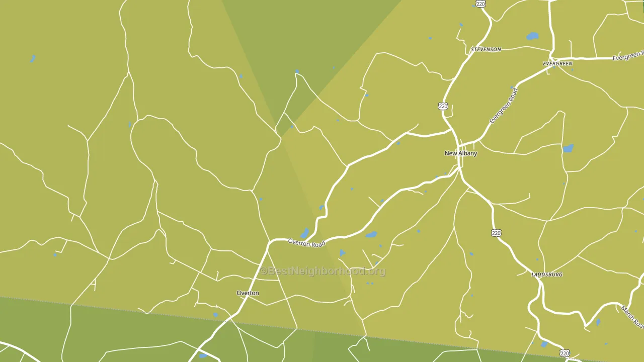 New Era, PA block-group voter-turnout map