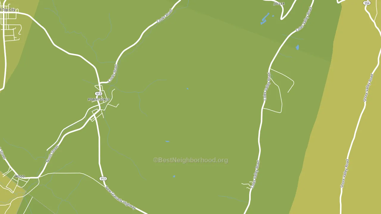 New Grenada, PA block-group voter-turnout map