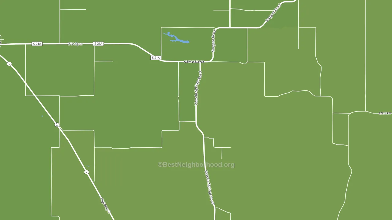 New Helena, NE block-group voter-turnout map
