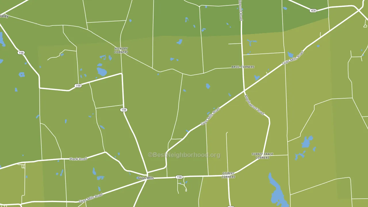 New Richmond, PA block-group voter-turnout map