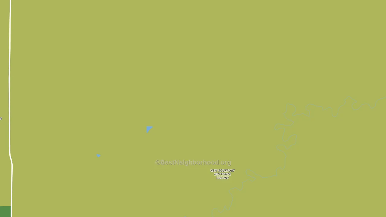 New Rockport Colony, MT block-group voter-turnout map