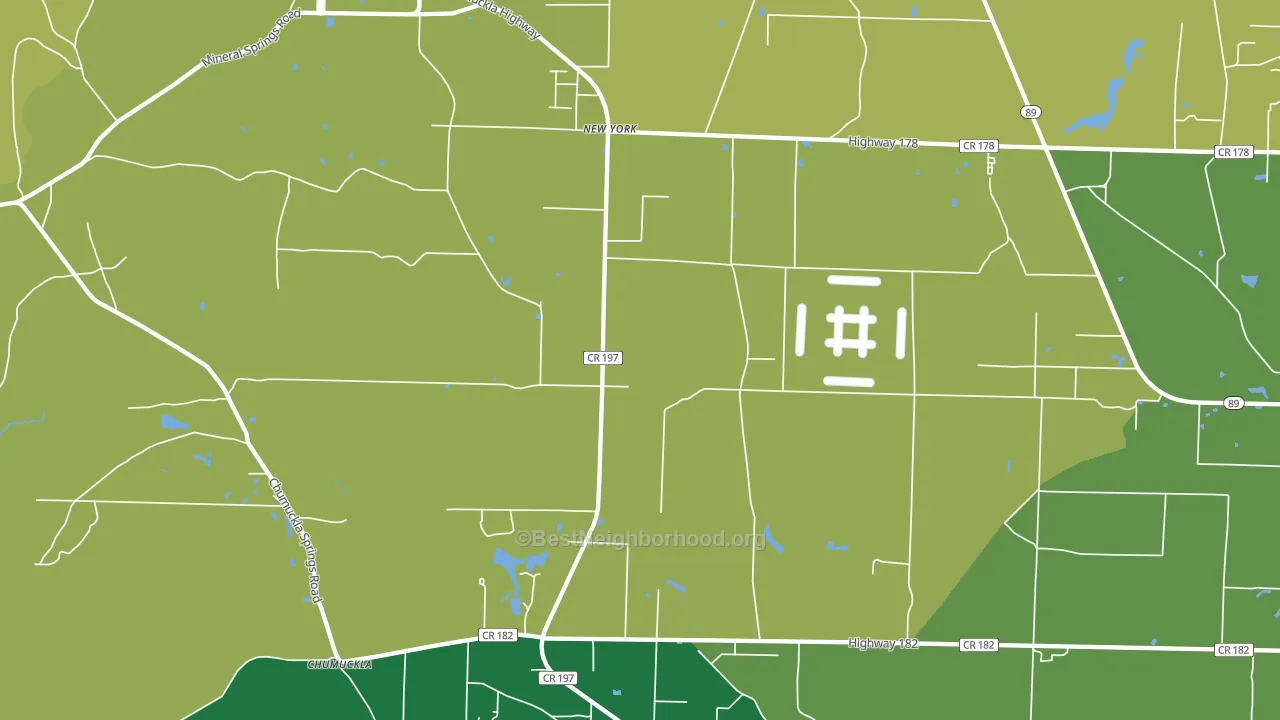 New York, FL block-group voter-turnout map