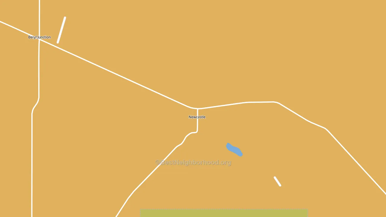 Newcastle, UT block-group voter-turnout map