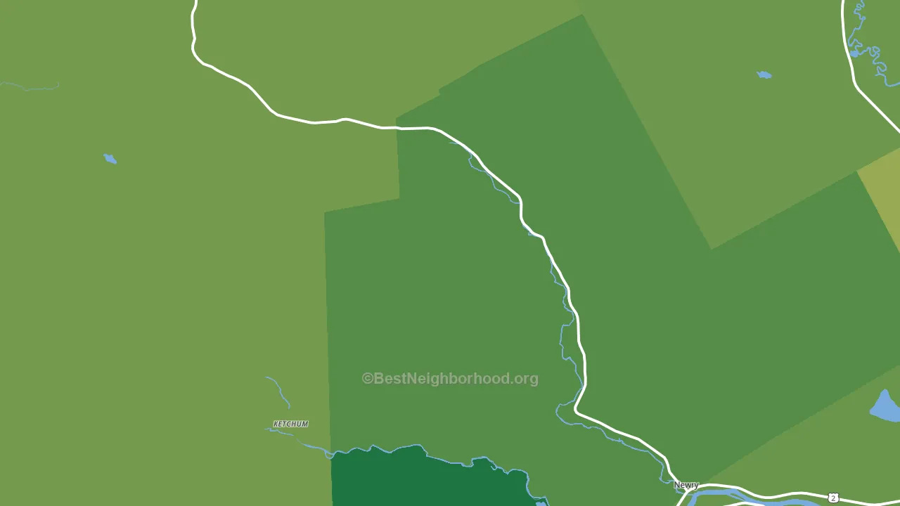 Newry, ME block-group voter-turnout map