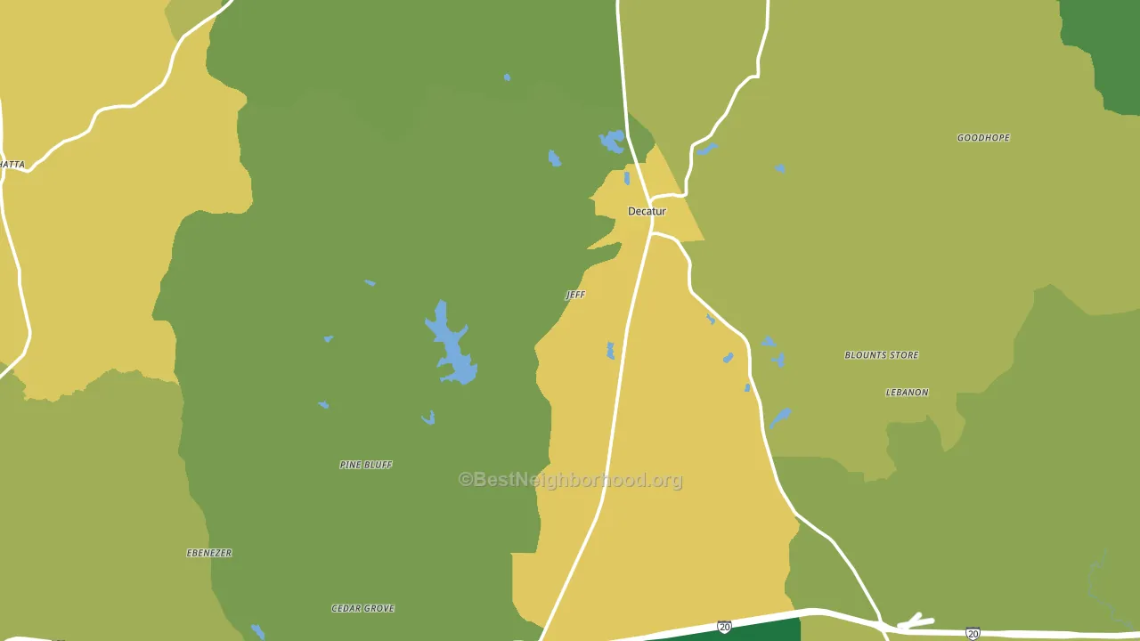 Newton County, MS block-group voter-turnout map