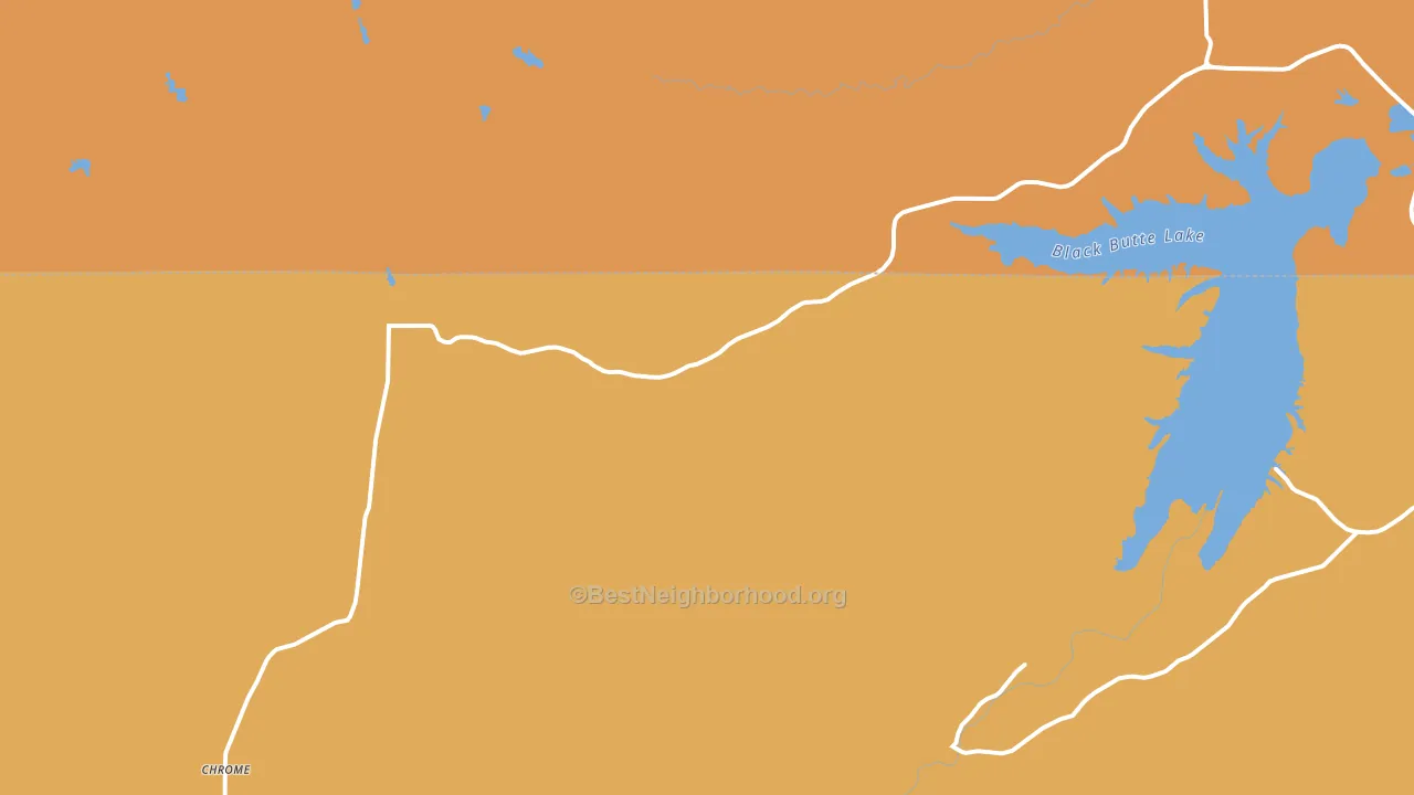 Newville, CA block-group voter-turnout map