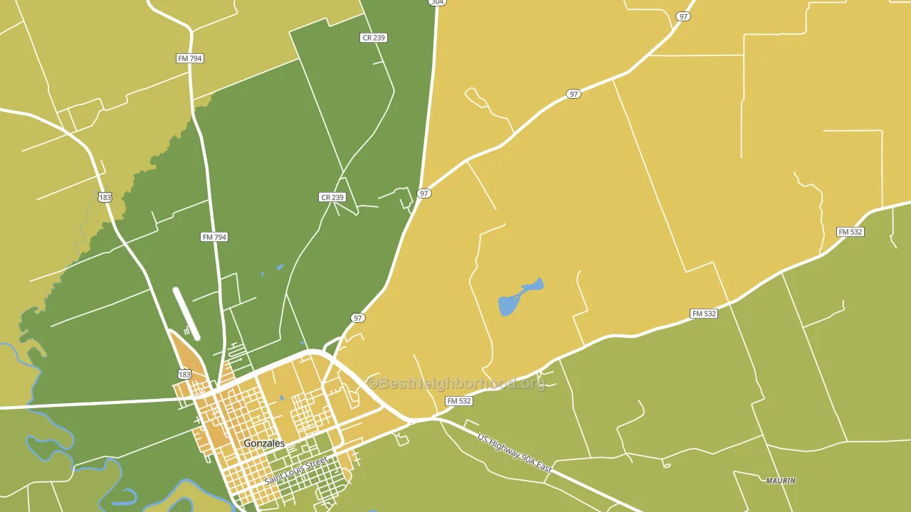 Nickel, TX block-group voter-turnout map