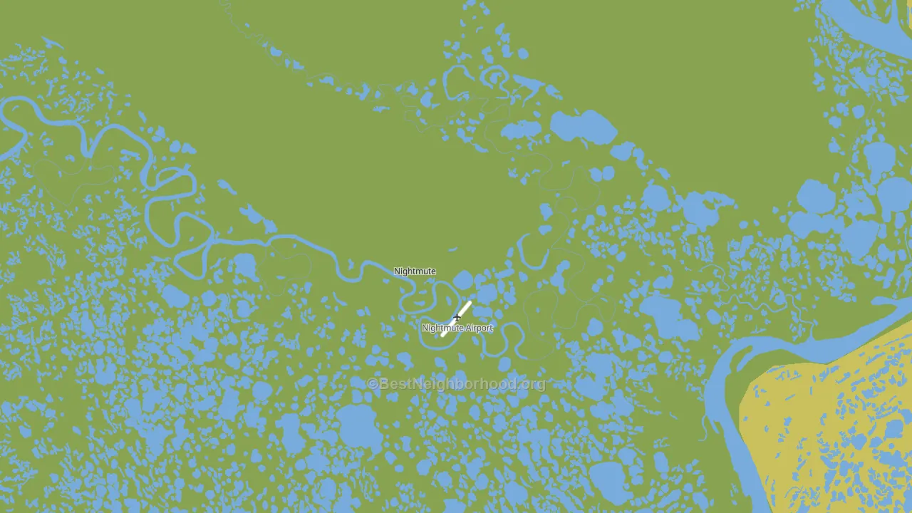 Nightmute, AK block-group voter-turnout map