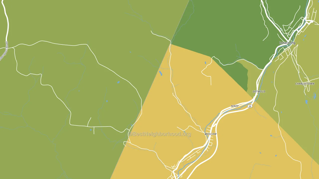 Nikep, MD block-group voter-turnout map