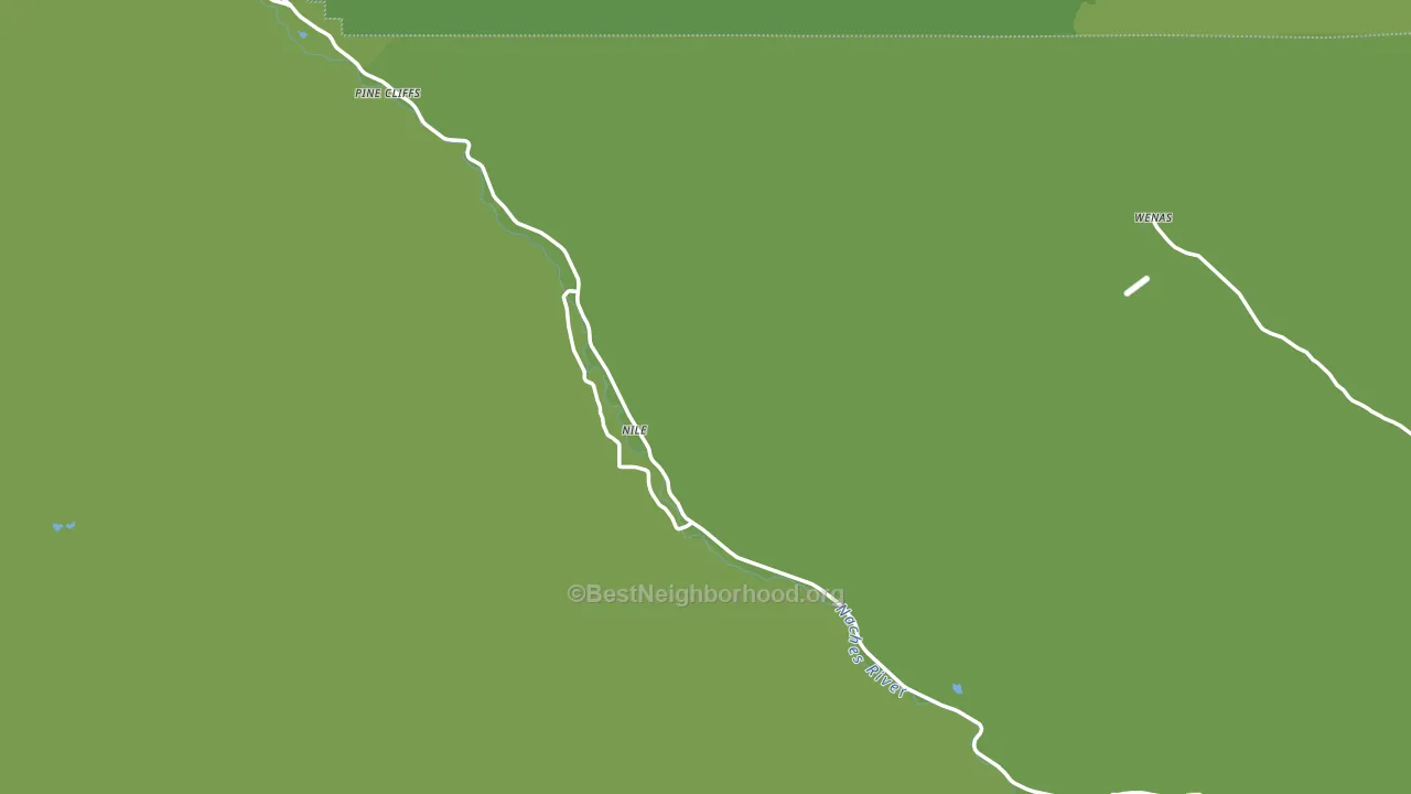 Nile, WA block-group voter-turnout map