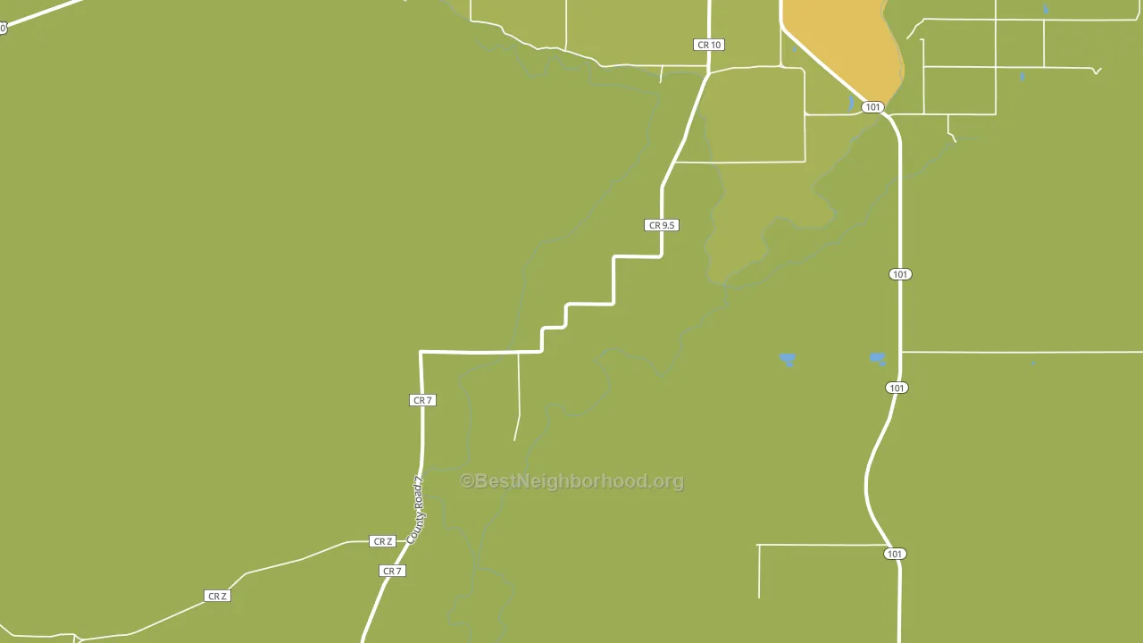 Ninaview, CO block-group voter-turnout map