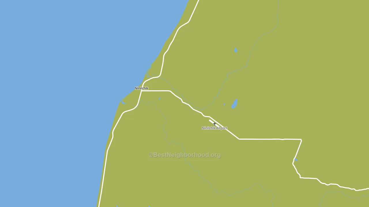 Ninilchik, AK block-group voter-turnout map