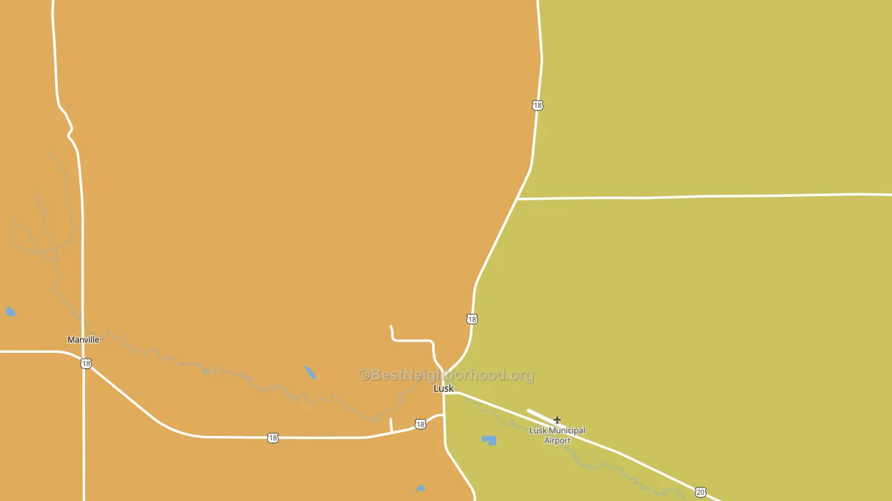 Niobrara County, WY block-group voter-turnout map