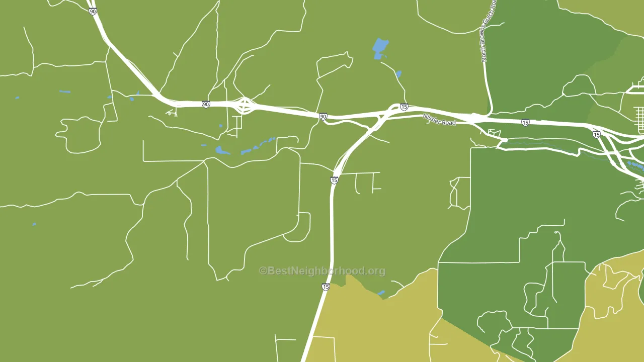 Nissler, MT block-group voter-turnout map
