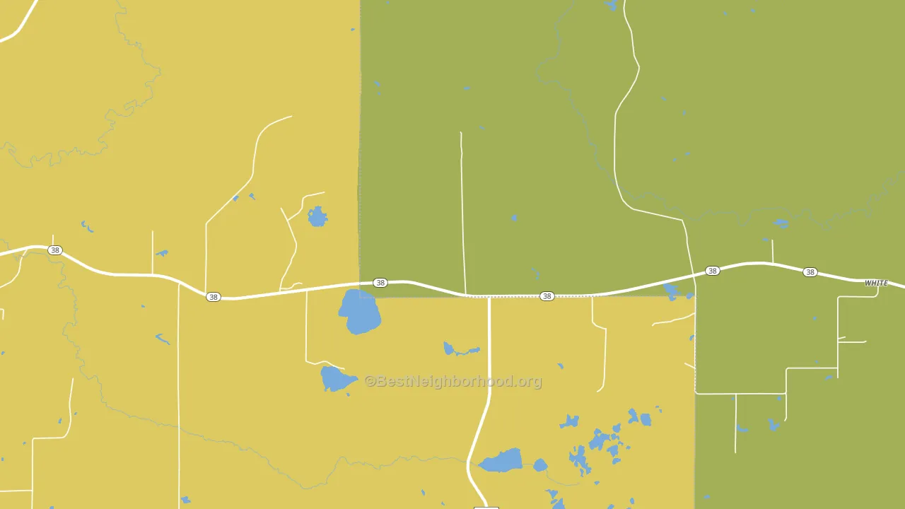 Nisula, MI block-group voter-turnout map