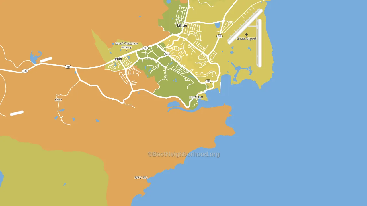 Niumalu, HI block-group voter-turnout map
