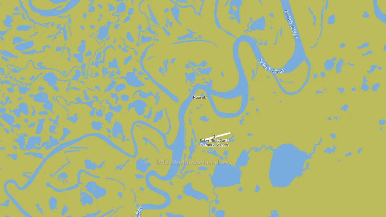 Noorvik, AK block-group voter-turnout map