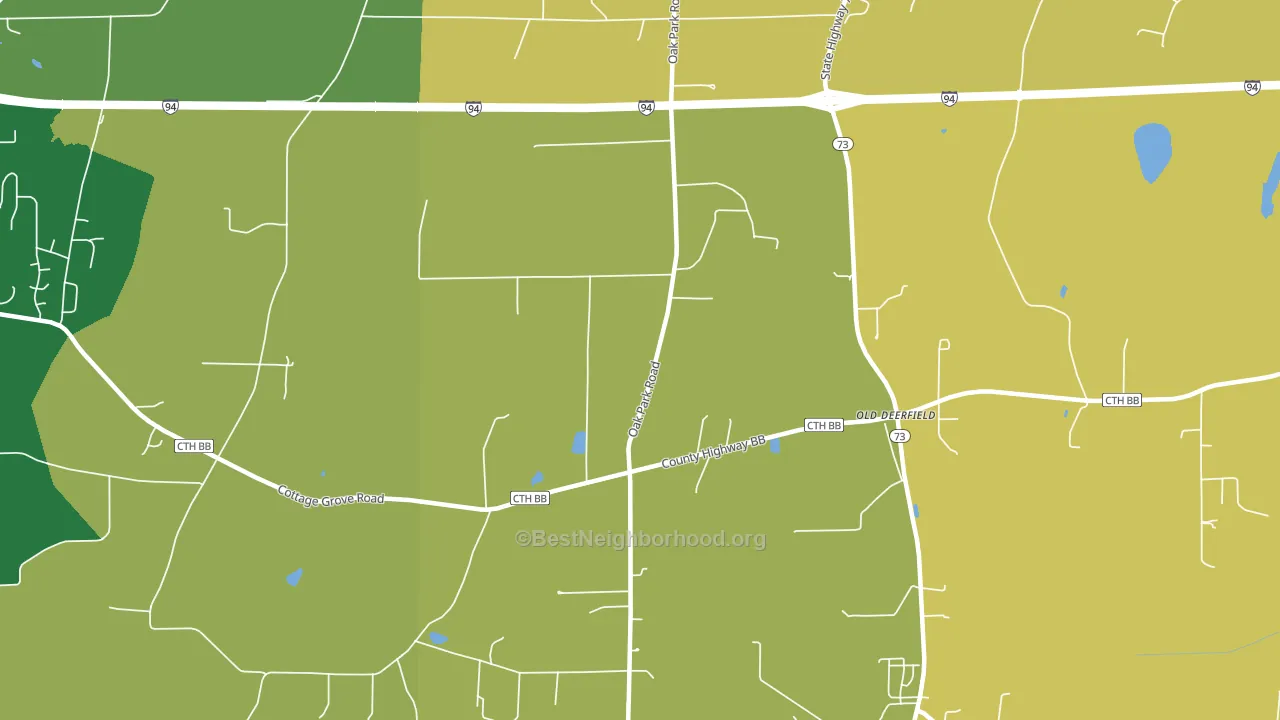 Nora, WI block-group voter-turnout map