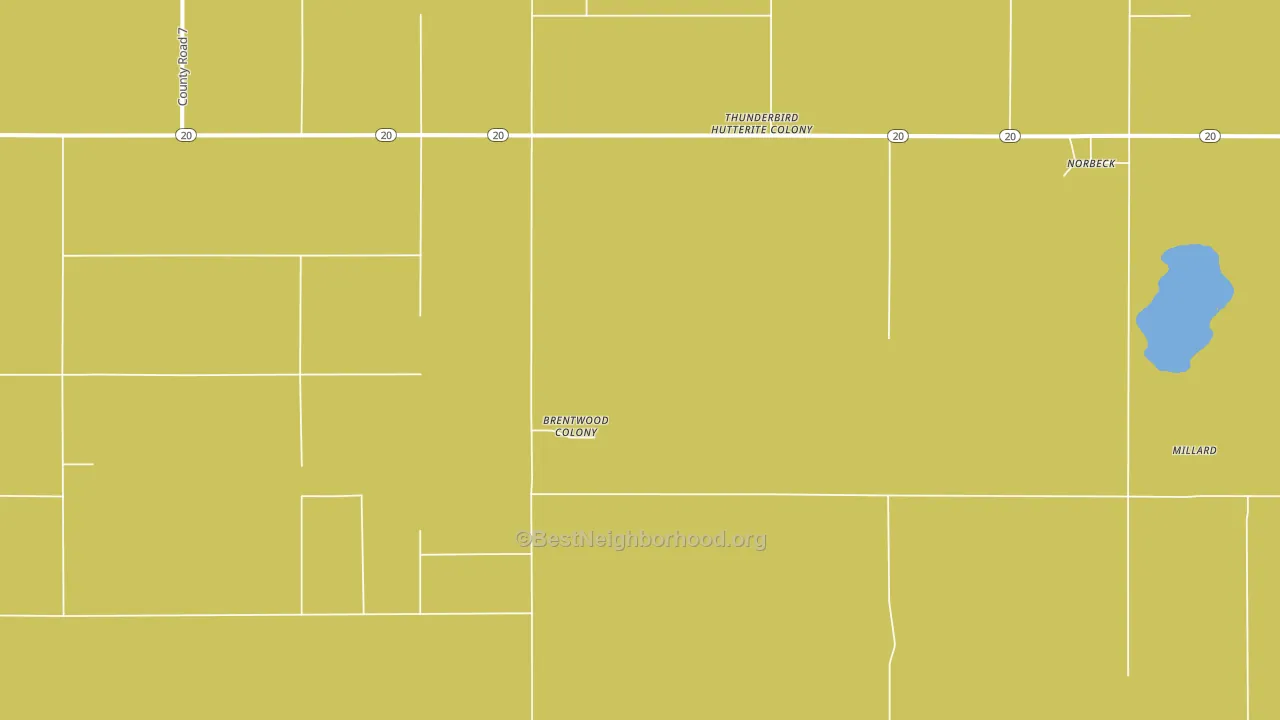 Norbeck, SD block-group voter-turnout map