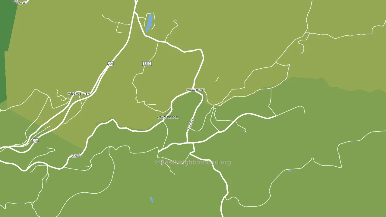 Nordmont, PA block-group voter-turnout map
