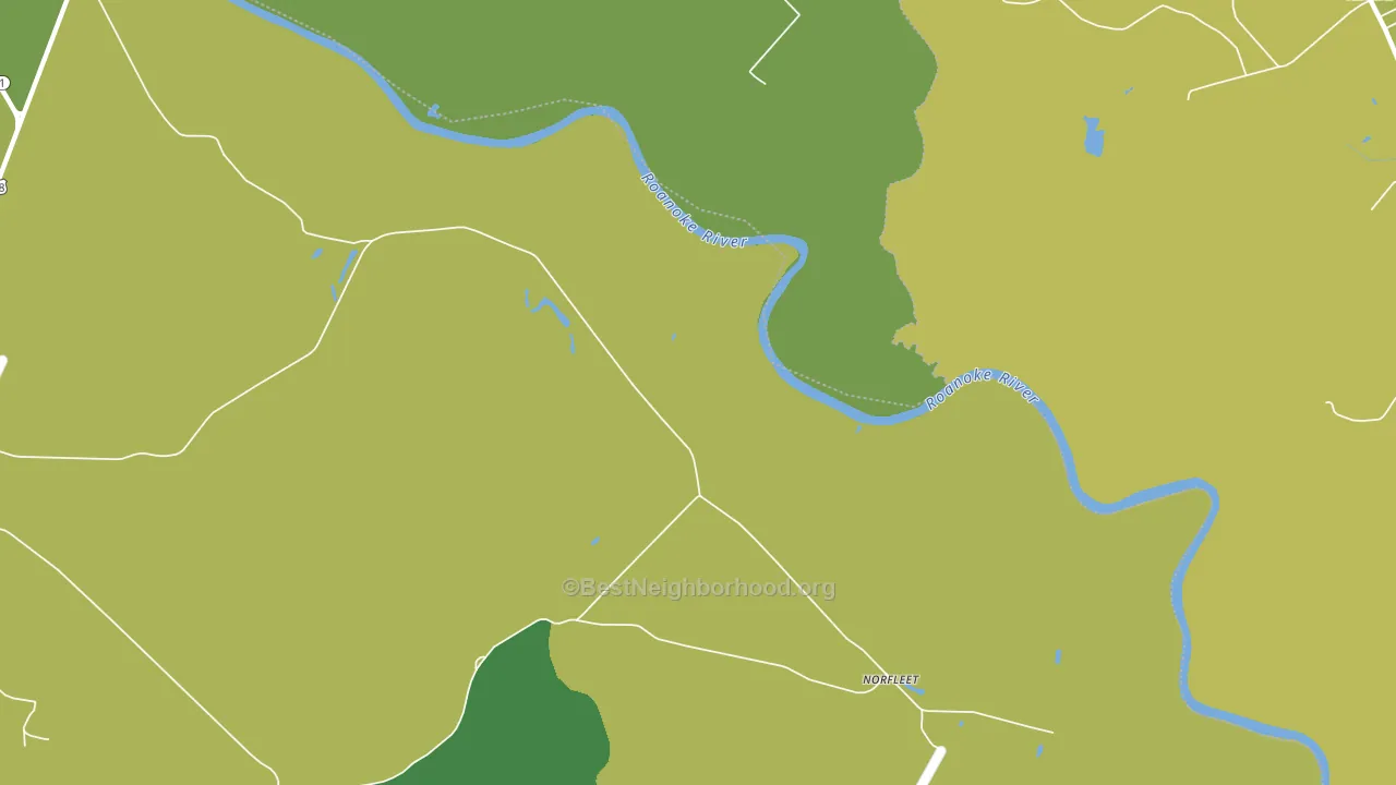Norfleet, NC block-group voter-turnout map