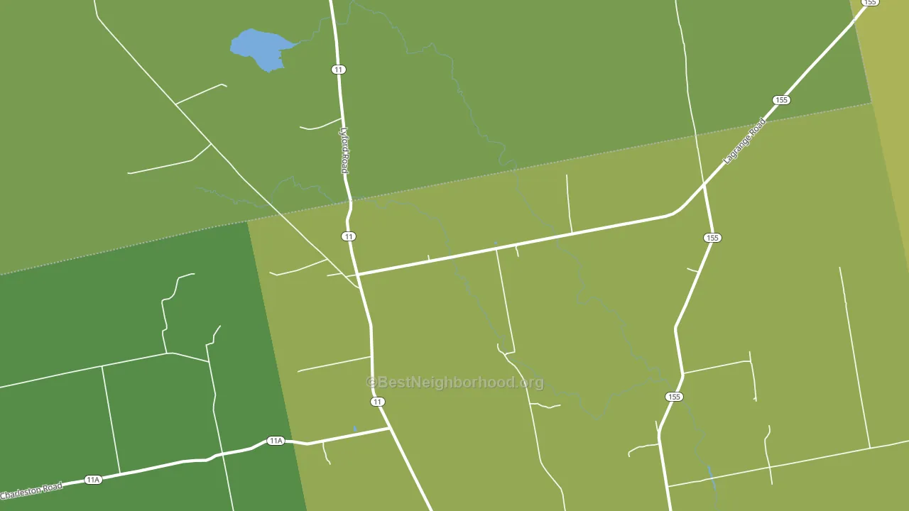 North Bradford, ME block-group voter-turnout map