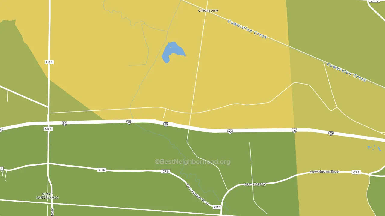 North Chittenango, NY block-group voter-turnout map