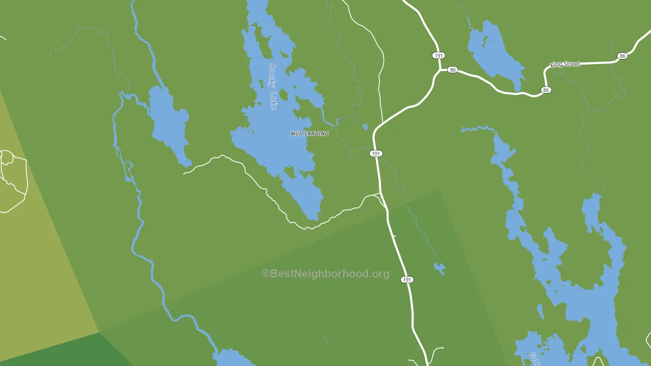 North Cutler, ME block-group voter-turnout map
