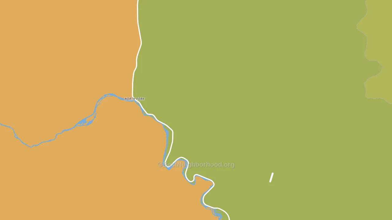 North Fork, ID block-group voter-turnout map